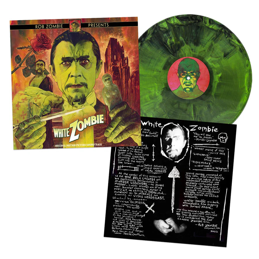 ROB ZOMBIE PRESENTS 'WHITE ZOMBIE' ORIGINAL SOUNDTRACK LP - ZOMBIE/JUNGLE