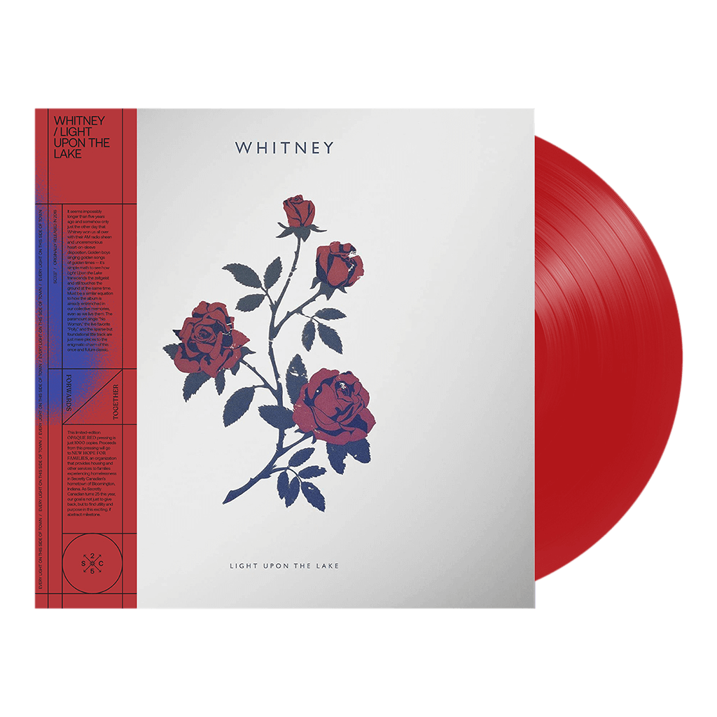 WHITNEY 'LIGHT UPON THE LAKE' SECRETLY 25TH ANNIVERSARY - RED