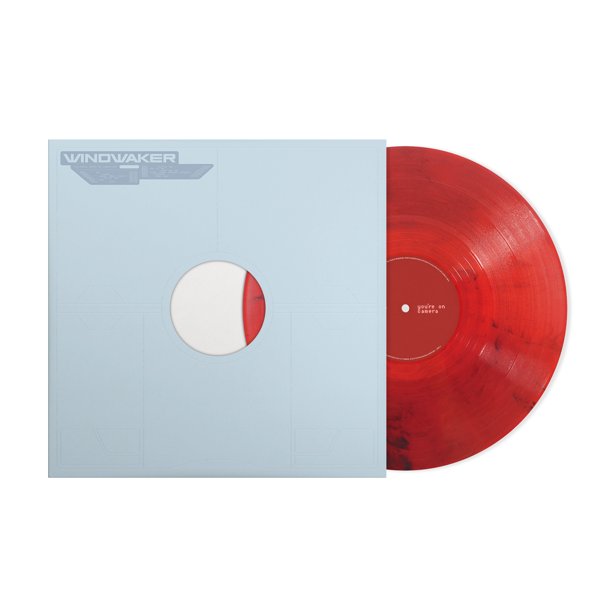 WINDWAKER ‘SMILE, YOU'RE ON CAMERA’ LP (Red Smoke Vinyl) + EXCLUSIVE SIGNED INSERT