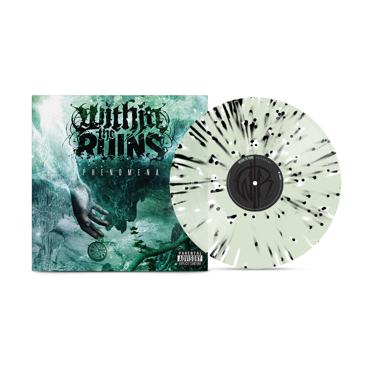 WITHIN THE RUINS 'PHENOMENA'10TH ANNIVERSARY EDITION LP (Coke Bottle Clear w/ Black & White Splatter Vinyl)