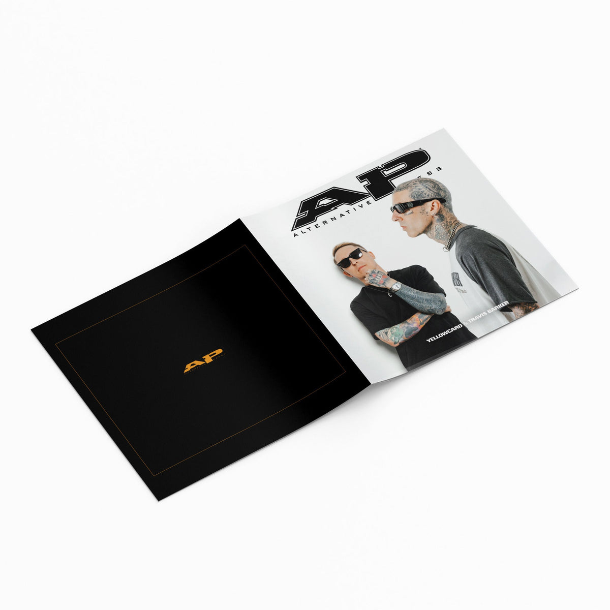YELLOWCARD'BETTER DAYS' ALT PRESS SPECIAL LIMITED EDITION VERSION - BLUE/ORANGE/SPLATTER + COLLECTORS ZINE