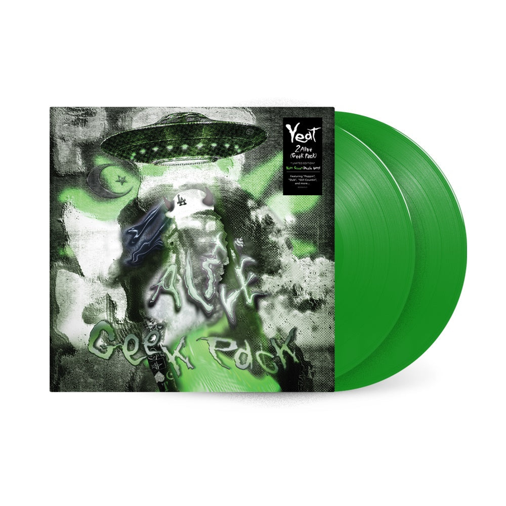 YEAT '2 ALIVÃ‹ (GEÃ‹K PACK)' 2LP - LEAF GREEN