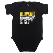 YELLOWCARD "SCREAM" ONESIE