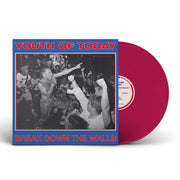 YOUTH OF TODAY 'BREAK DOWN THE WALLS' LP - PINK