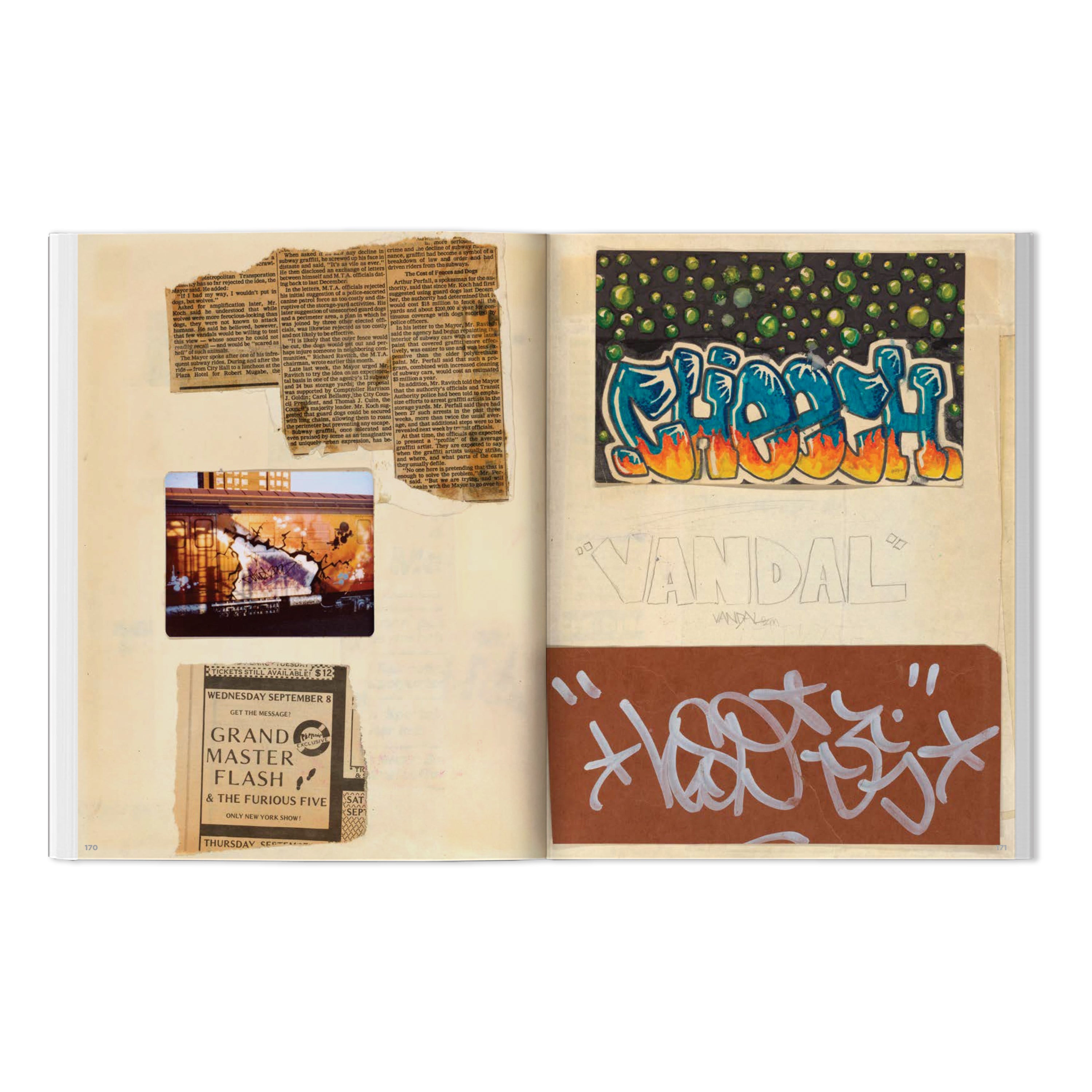 ZEPHYR 'GRAFFITI BLACK BOOK/SCRAPBOOK: 1978 & BEYOND' BOOK