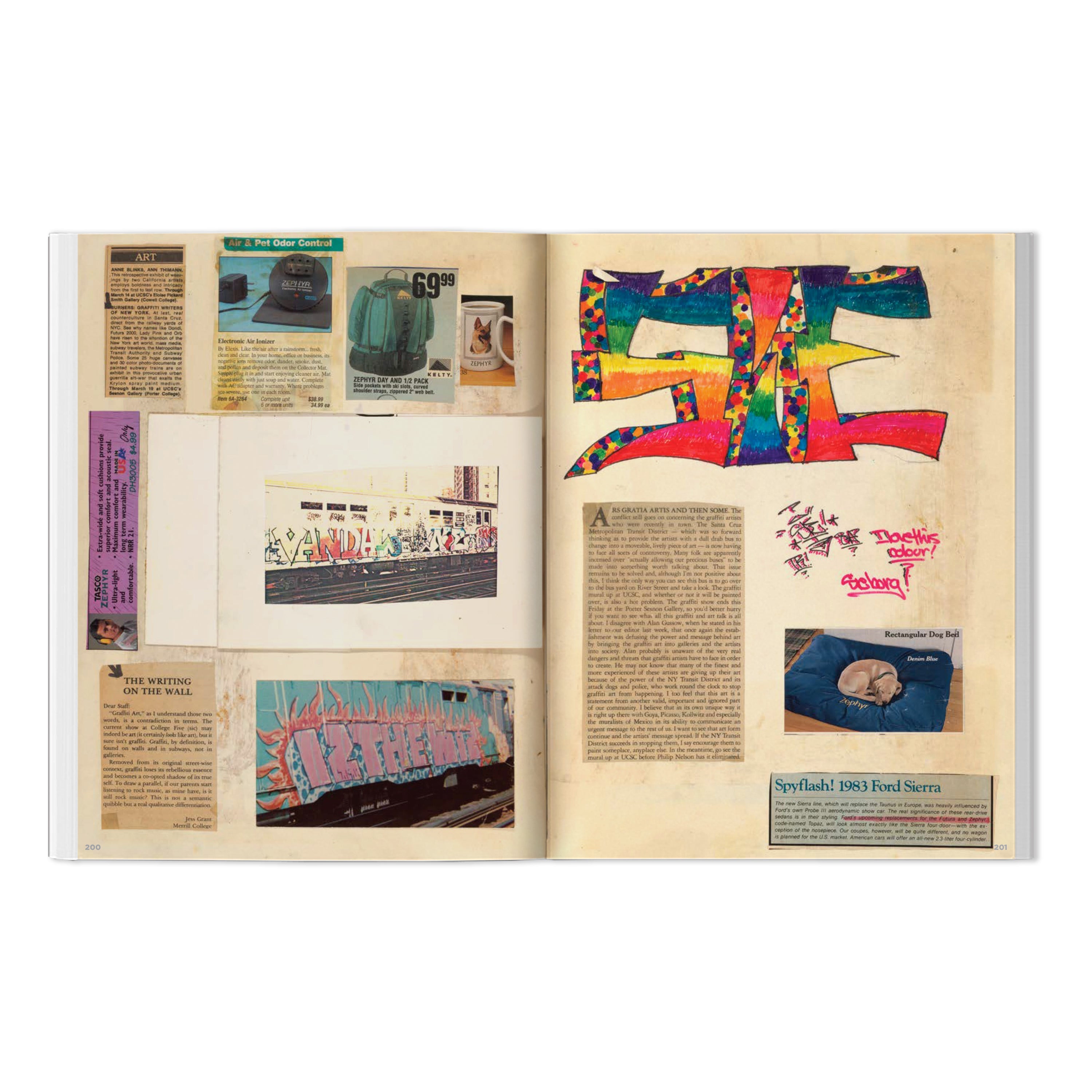 ZEPHYR 'GRAFFITI BLACK BOOK/SCRAPBOOK: 1978 & BEYOND' BOOK