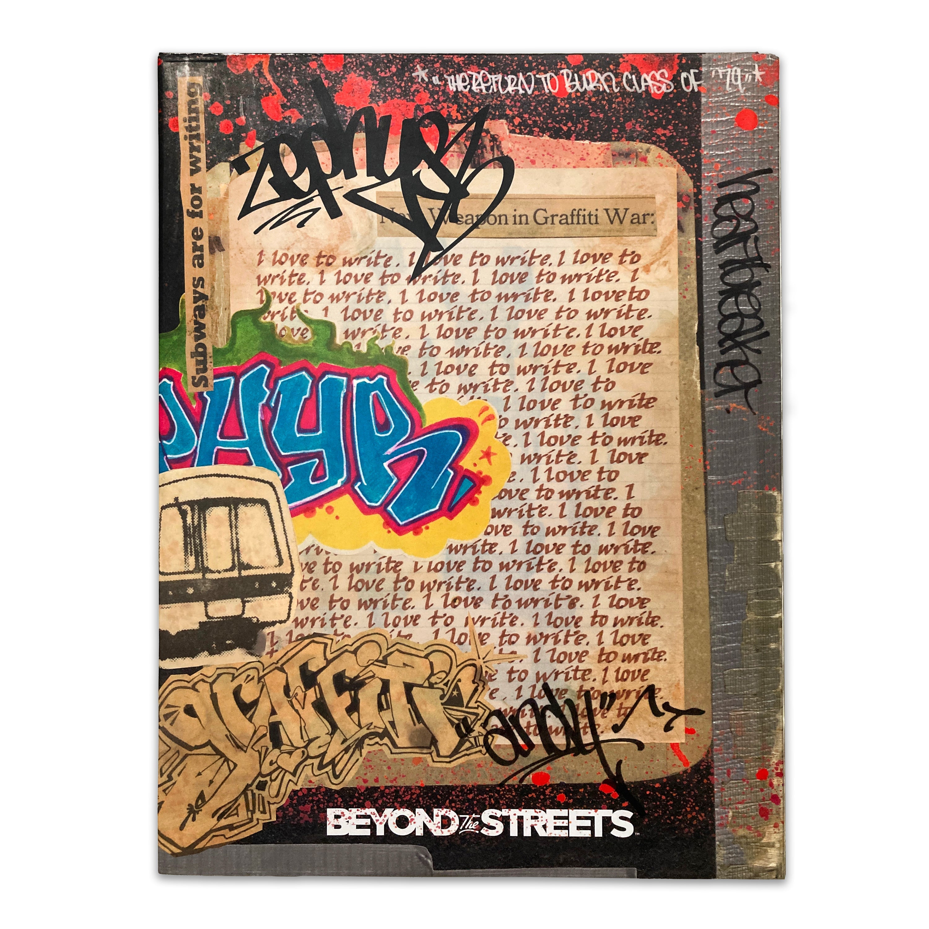 ZEPHYR 'GRAFFITI BLACK BOOK/SCRAPBOOK: 1978 & BEYOND' BOOK