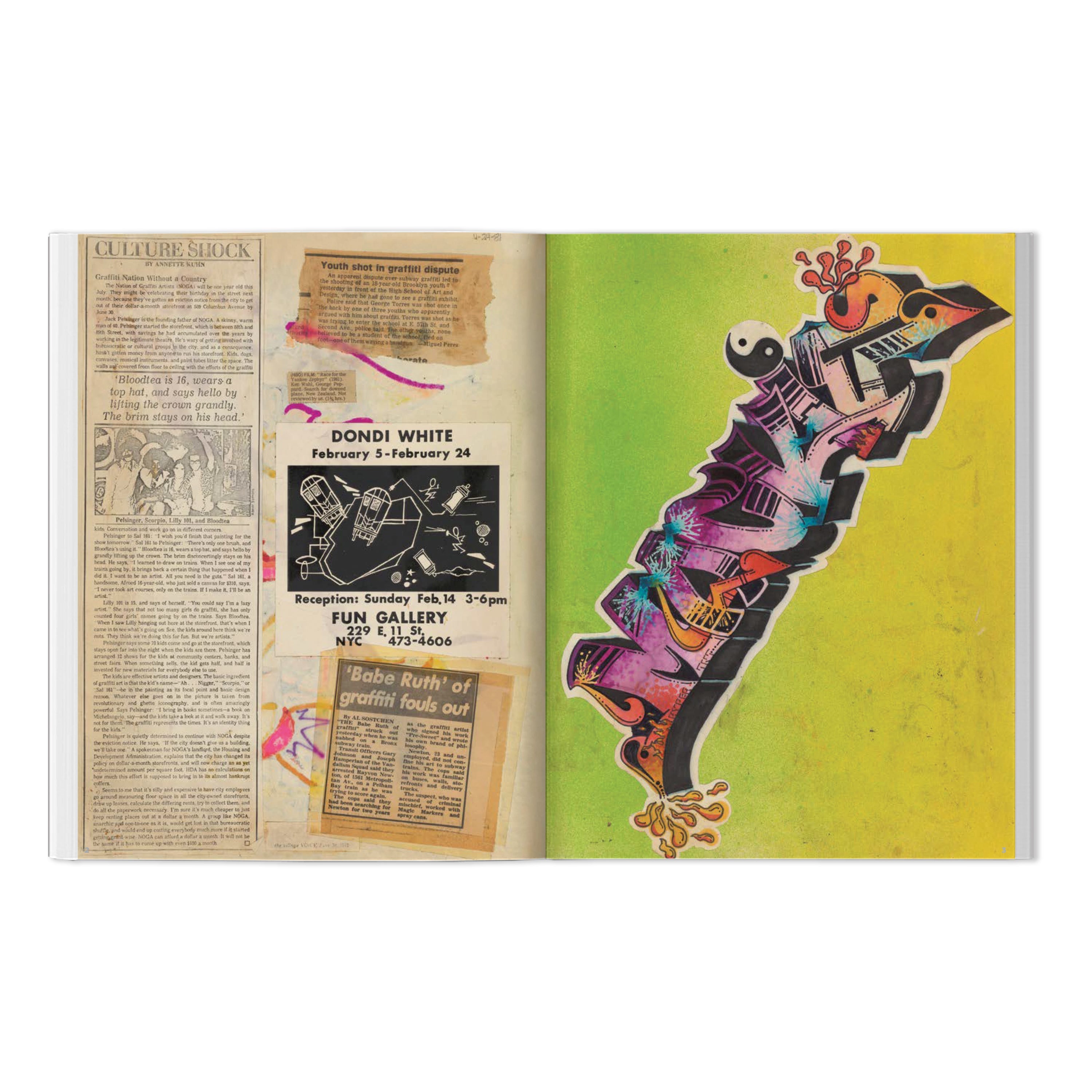 ZEPHYR 'GRAFFITI BLACK BOOK/SCRAPBOOK: 1978 & BEYOND' BOOK