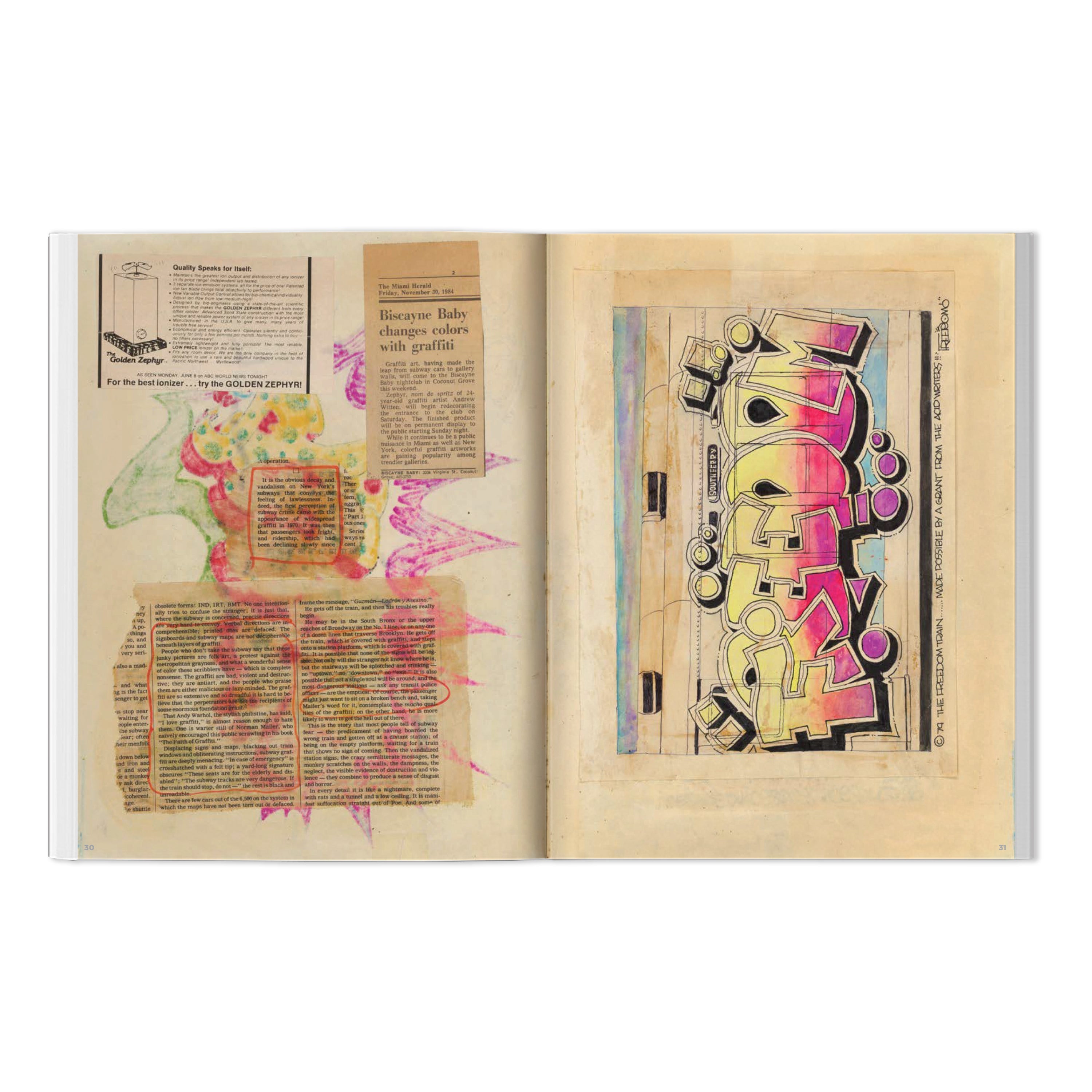 ZEPHYR 'GRAFFITI BLACK BOOK/SCRAPBOOK: 1978 & BEYOND' BOOK