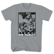 BOB MARLEY SOCCER GREY TEE