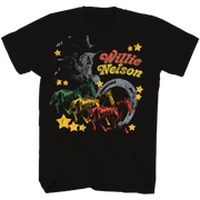 WILLIE NELSON MULTI COLOR HORSE