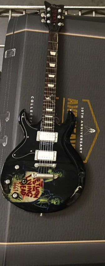OFFICIALLY LICENSED ZACKY VENGEANCE LIVING DEAD SCHECTER MINI GUITAR REPLICA MODEL - AVENGED SEVENFOLD