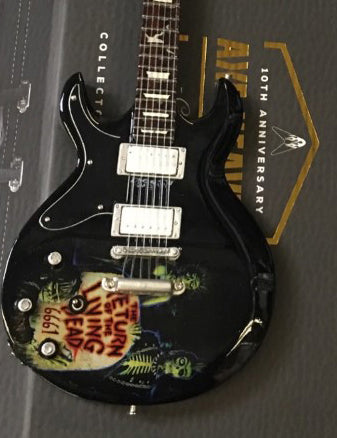 OFFICIALLY LICENSED ZACKY VENGEANCE LIVING DEAD SCHECTER MINI GUITAR REPLICA MODEL - AVENGED SEVENFOLD