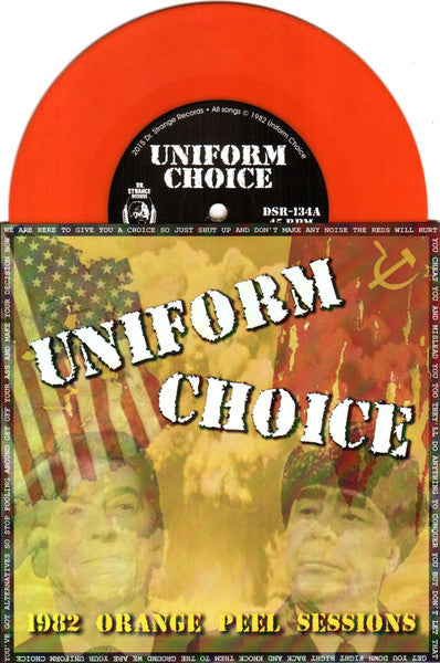 UNIFORM CHOICE '1982 ORANGE PEEL SESSIONS' 7" EP - ORANGE