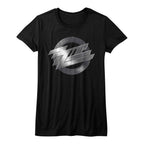 ZZ TOP - METAL LOGO LADIES SHIRT