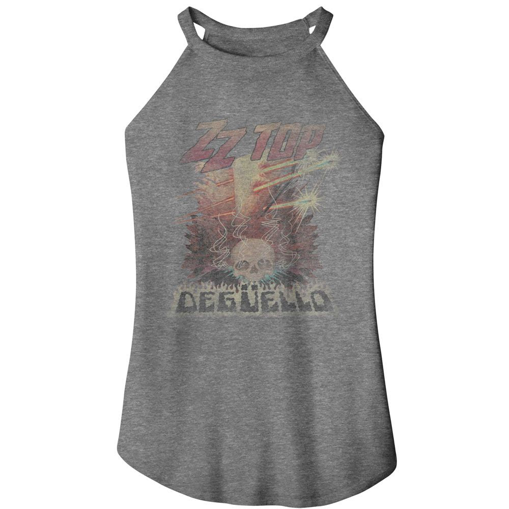 ZZ TOP - DEGUELLO FADE LADIES SHIRT