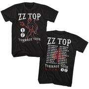 ZZ TOP - TONNAGE TOUR 17 SHIRT