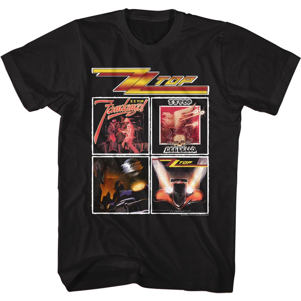 ZZ TOP - TOP ALBUMS SHIRT