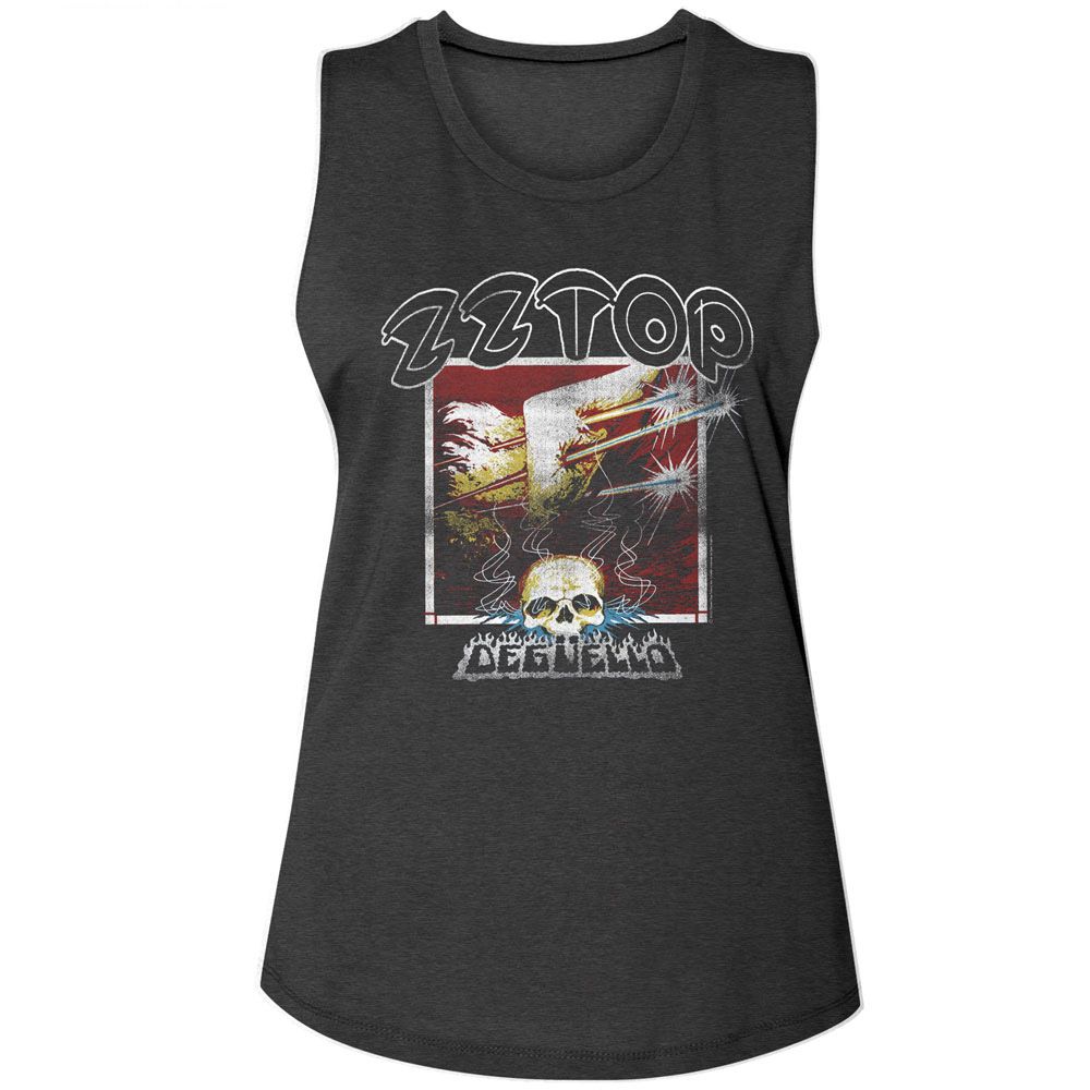 ZZ TOP - DEGUELLO COVER LADIES SHIRT