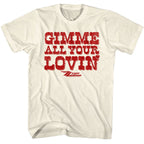 ZZ TOP - ALL YOUR LOVIN SHIRT