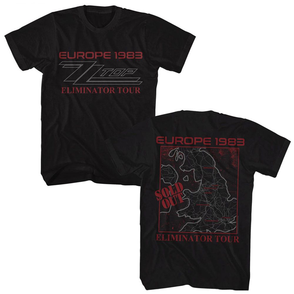 ZZ TOP - EUROPE 1983 SHIRT