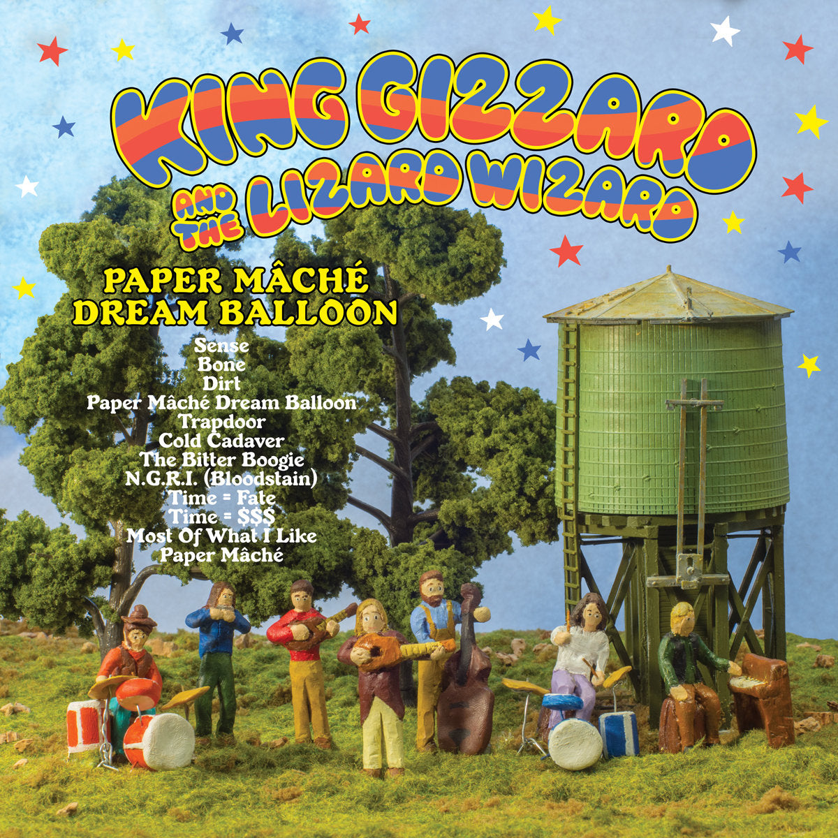 KING GIZZARD & THE LIZARD WIZARD 'PAPER MACHE DREAM BALLOON' 2LP - DELUXE EDITION - FRESH LEMON/MANGO WAVE