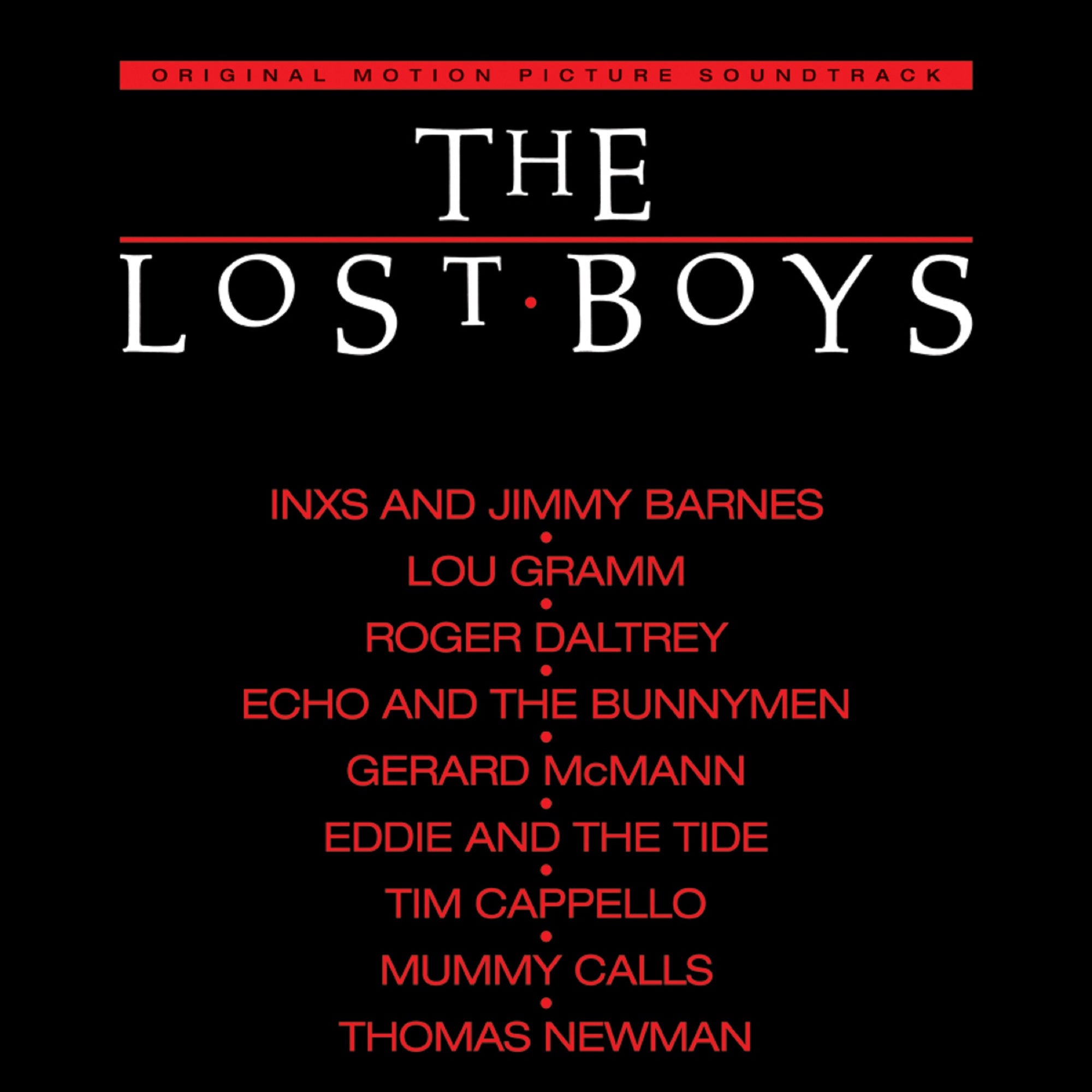 THE LOST BOYS SOUNDTRACK LP (Limited, Red Halloween Vinyl)