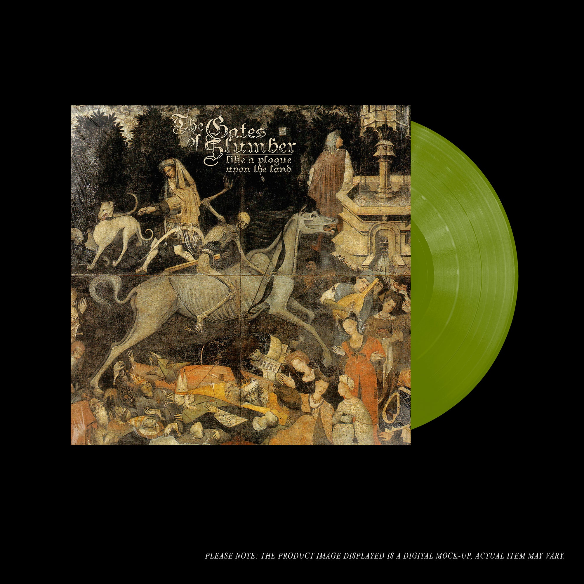 THE GATES OF SLUMBER 'LIKE A PLAGUE UPON THE LAND' LP (Lime Vinyl)