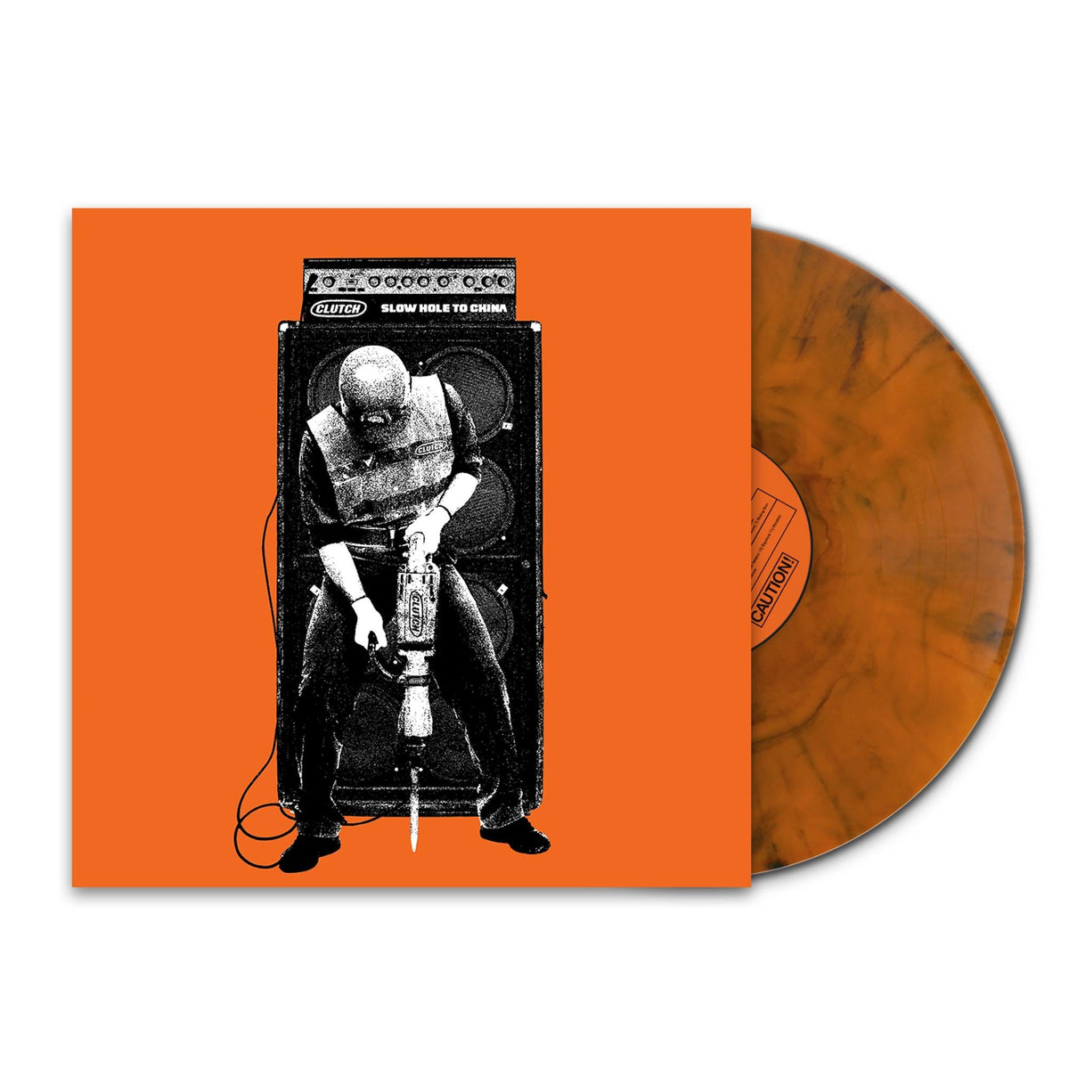 CLUTCH 'SLOW HOLE TO CHINA' LP - ORANGE SMOKE