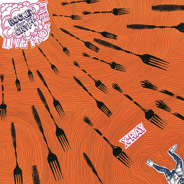 ROCKET FROM THE CRYPT 'LIVE FROM CAMP X-RAY' LP - LTD.