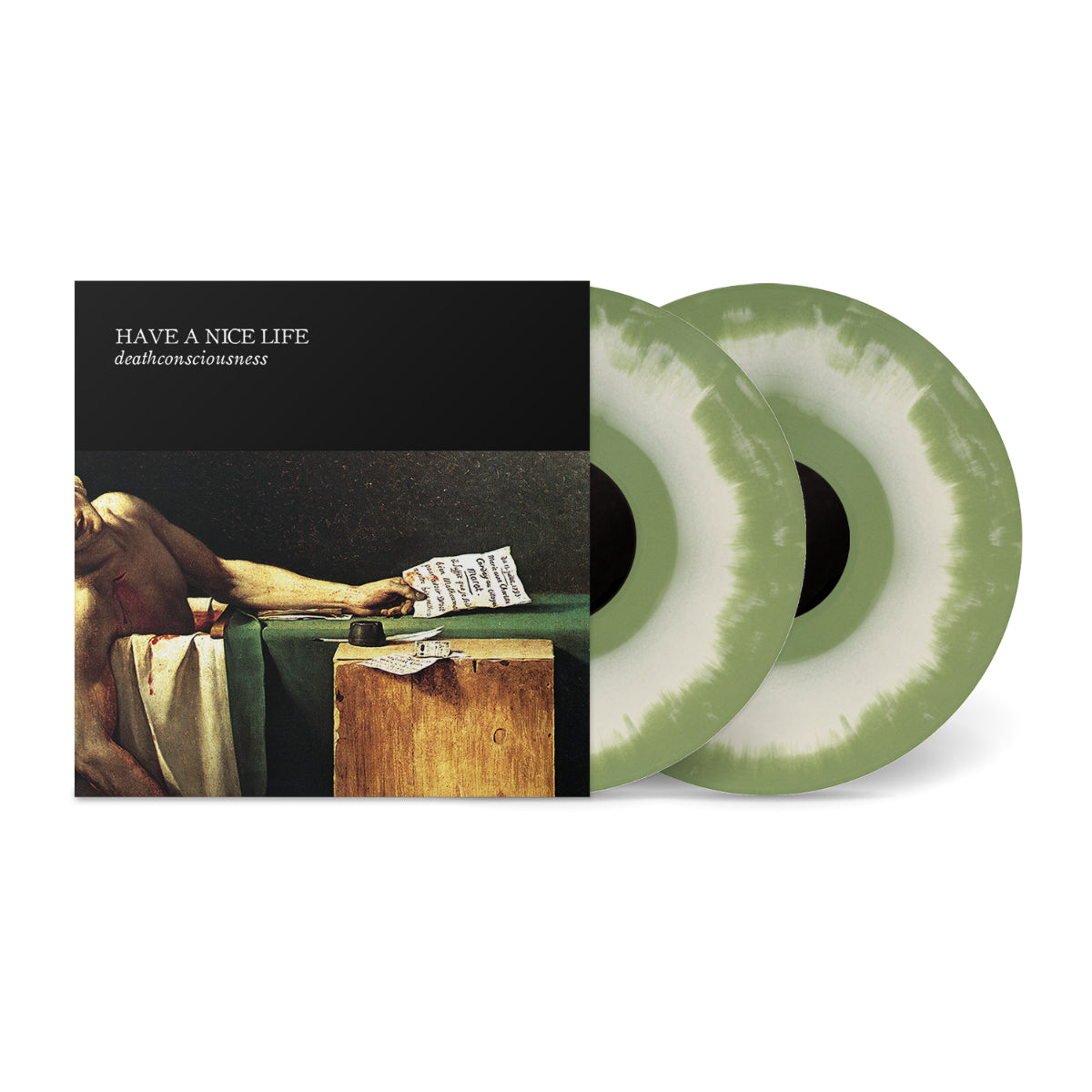 HAVE A NICE LIFE ‘DEATHCONSCIOUSNESS’ 2LP - EXCLUSIVE - LTD. 300 - OLIVE GREEN/WHITE