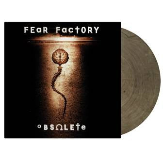 FEAR FACTORY 'OBSOLETE' LP - IMPORT - LTD. - CLEAR/BLACK MARBLED