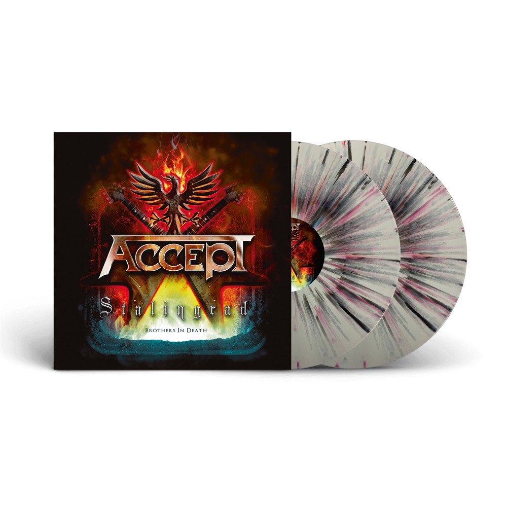 ACCEPT 'STALINGRAD' 2LP - WHITE/BLACK/RED/SPLATTER