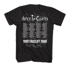 ALICE IN CHAINS 'FACELIFT TOUR 91' T-SHIRT