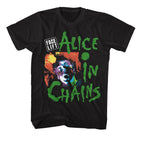 Alice in Chains Facelift Tour 91 T Shirt Front