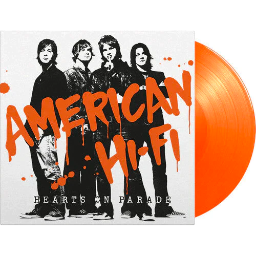 AMERICAN HI-FI 'HEARTS ON PARADE' LP (Import) - ORANGE