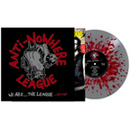 ANTI-NOWHERE LEAGUE 'WE ARE THE LEAGUE' LP - SILVER/RED/SPLATTER