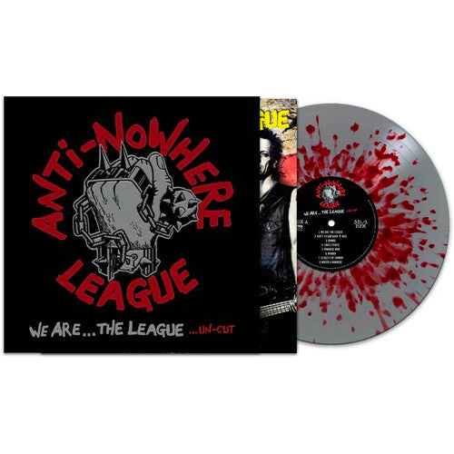 ANTI-NOWHERE LEAGUE 'WE ARE THE LEAGUE' LP - SILVER/RED/SPLATTER