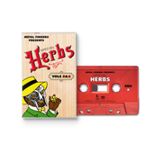 MF DOOM 'METAL FINGERS PRESENTS: SPECIAL HERBS VOL. 5 & 6' CASSETTE - APPLE RED