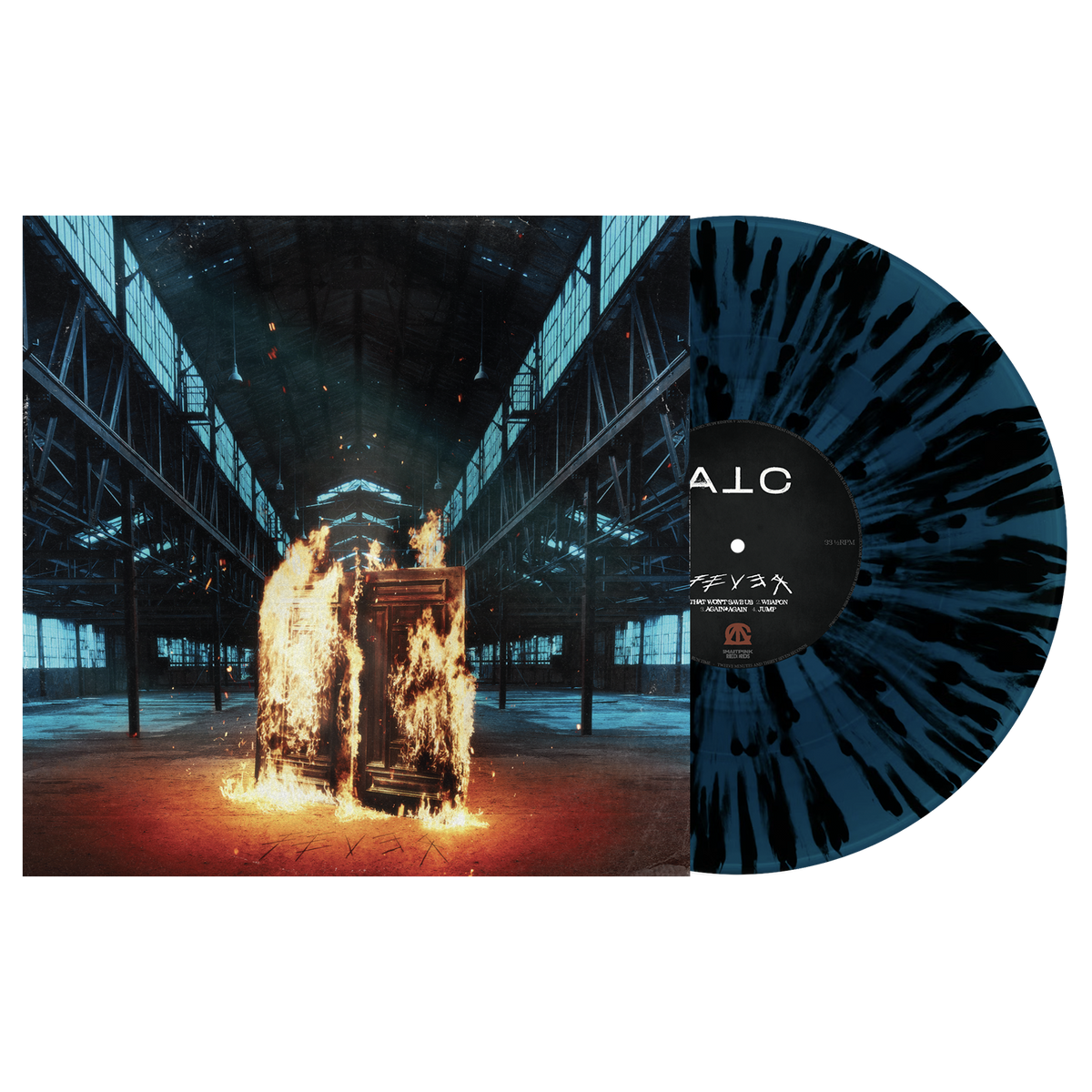 AGAINST THE CURRENT ‘FEVER’ LP (Exclusive – Limited to 200, Blue w/ Black Splatter Vinyl)