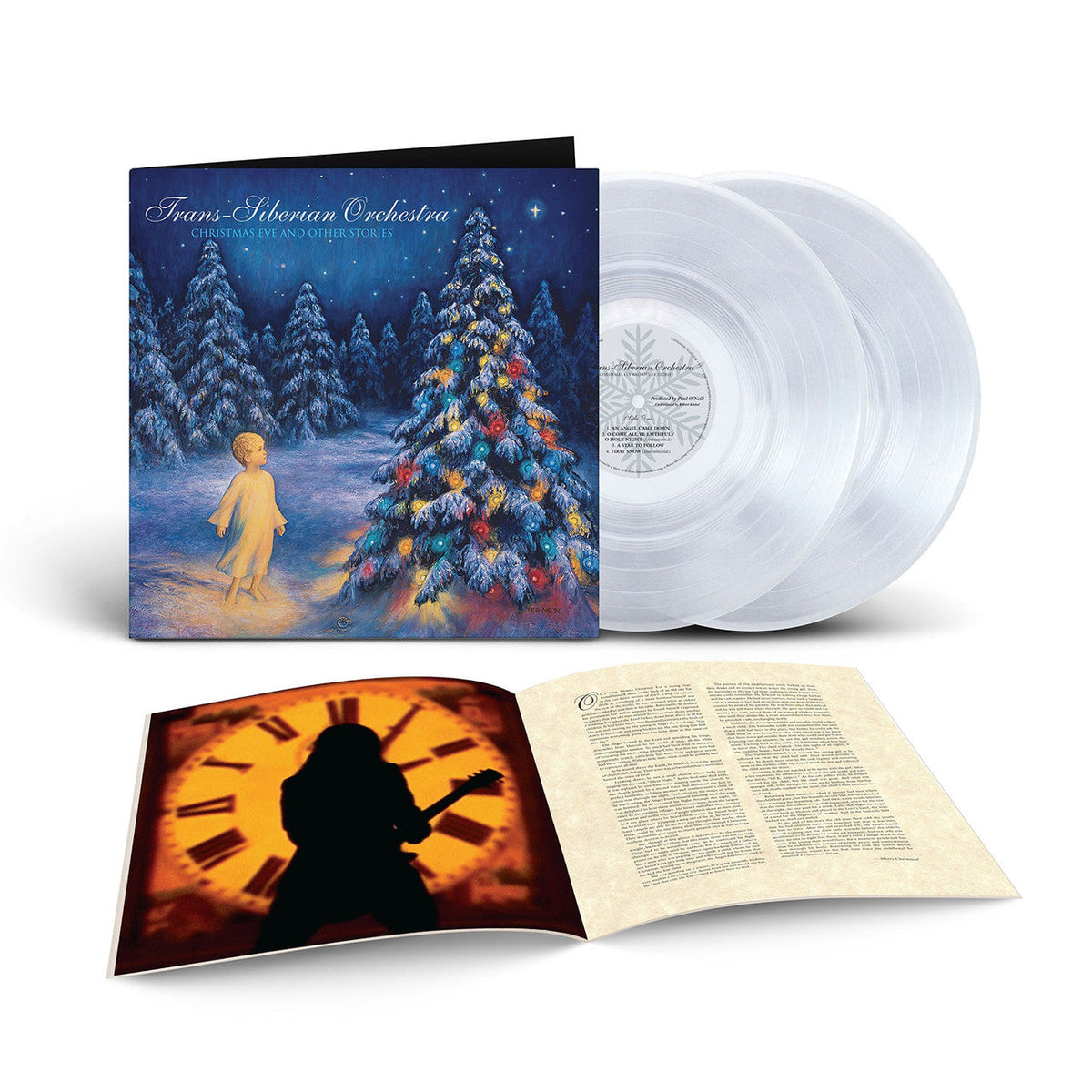 TRANS-SIBERIAN ORCHESTRA 'CHRISTMAS EVE AND OTHER STORIES' 2LP - ATLANTIC 75 - CLEAR