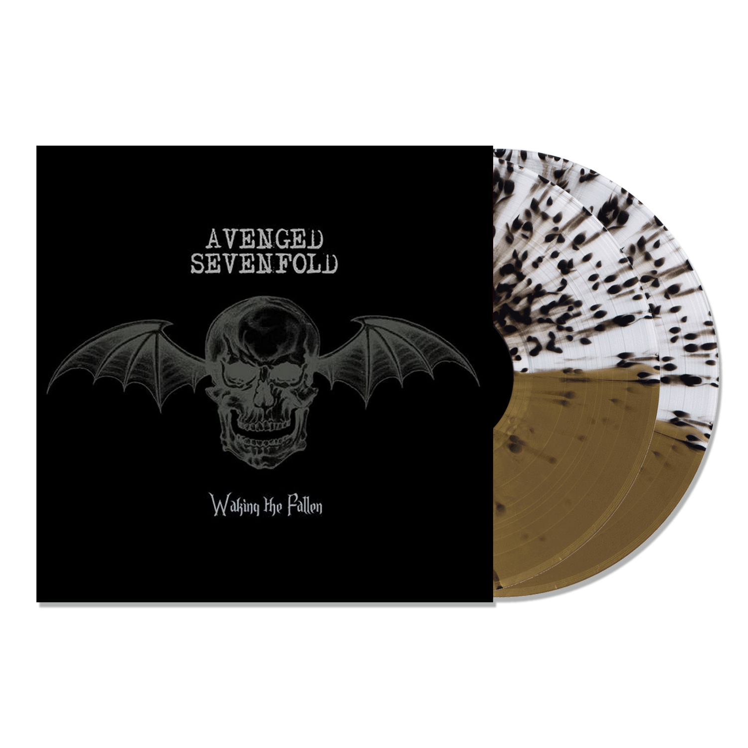 AVENGED SEVENFOLD 'WAKING THE FALLEN' 2LP - EXCLUSIVE - LTD. 500 - CLEAR/GOLD/BLACK/SPLATTER