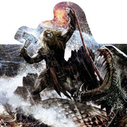 AMON AMARTH 'TWILIGHT OF THE THUNDER GOD' - LTD. - POP UP - WHITE/BLACK MARBLED