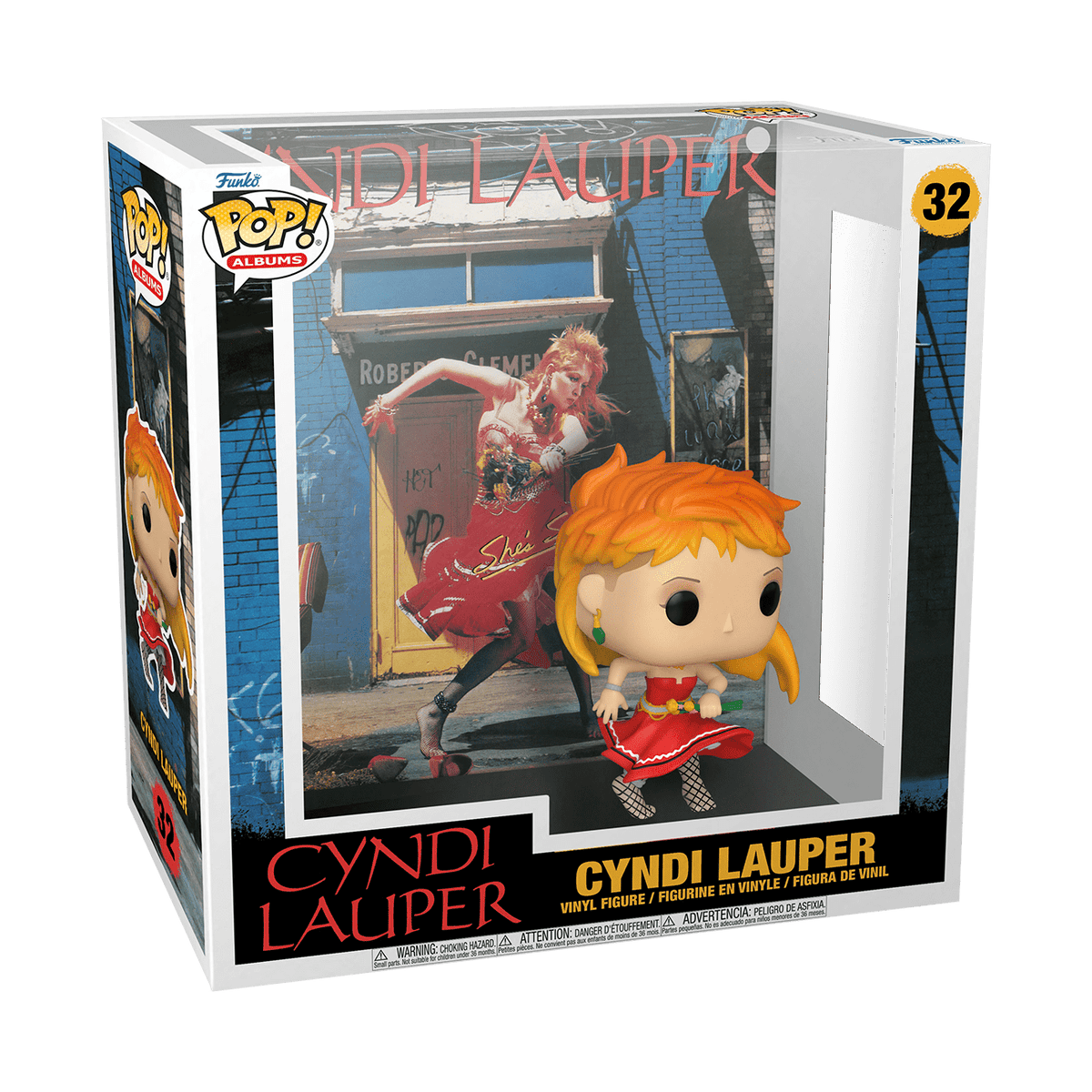 CYNDI LAUPER SHE'S SO UNUSUAL FUNKO POP! ALBUMS FIGURE WITH CASE