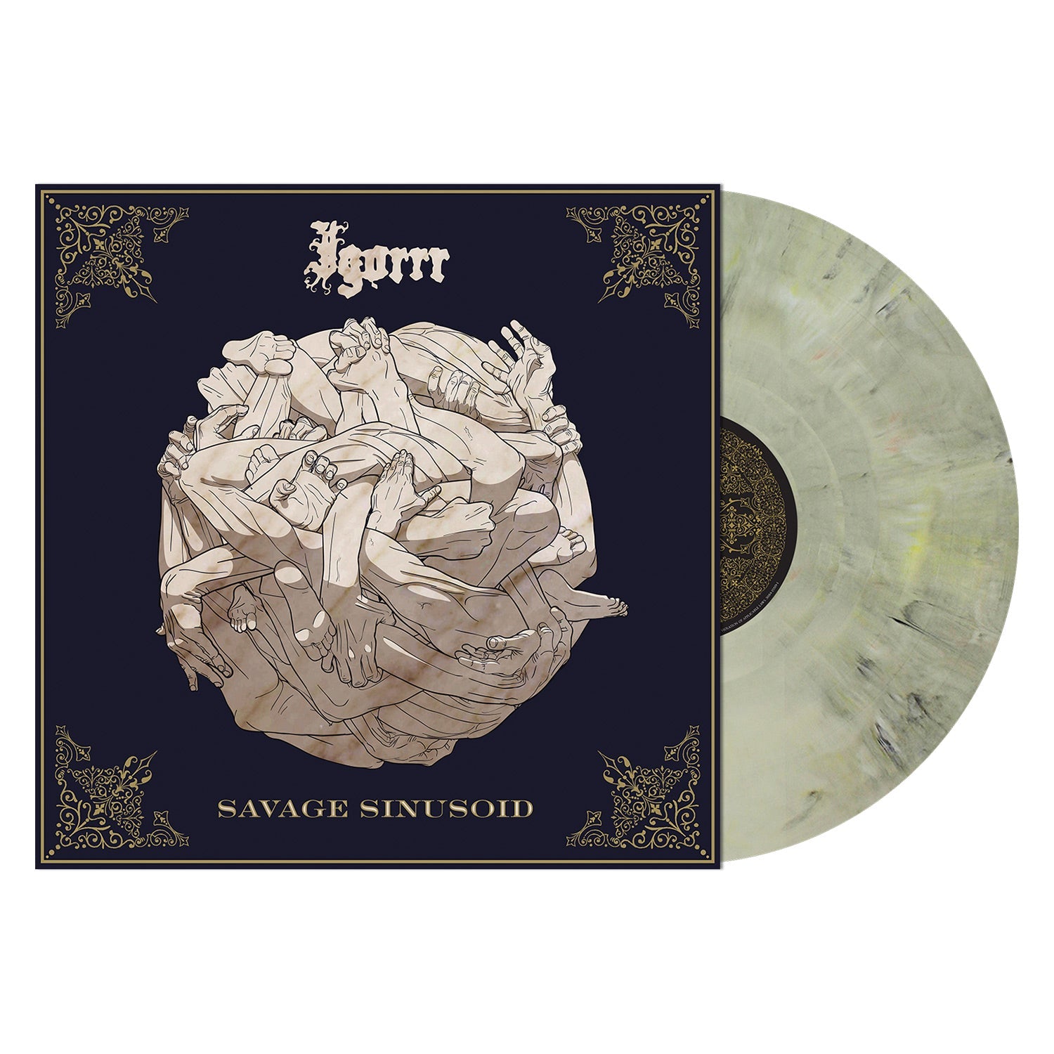 IGORRR 'SAVAGE SINUSOID' LP - GREY/GREEN/MARBLED