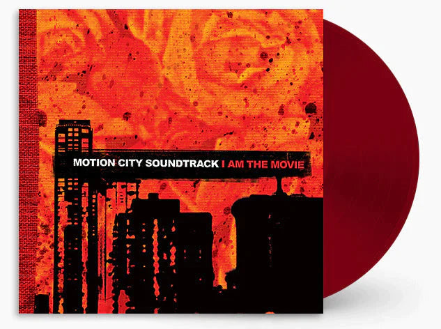 MOTION CITY SOUNDTRACK 'I AM THE MOVIE' LP - LTD. 300 - TRANSLUCENT RUBY RED
