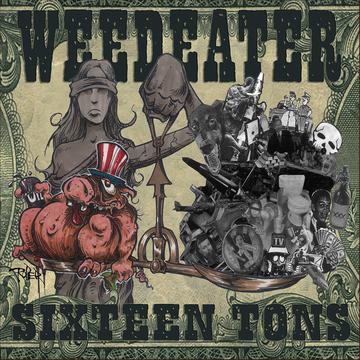 WEEDEATER 'SIXTEEN TONS' LP - TRANSPARENT ICE GREEN