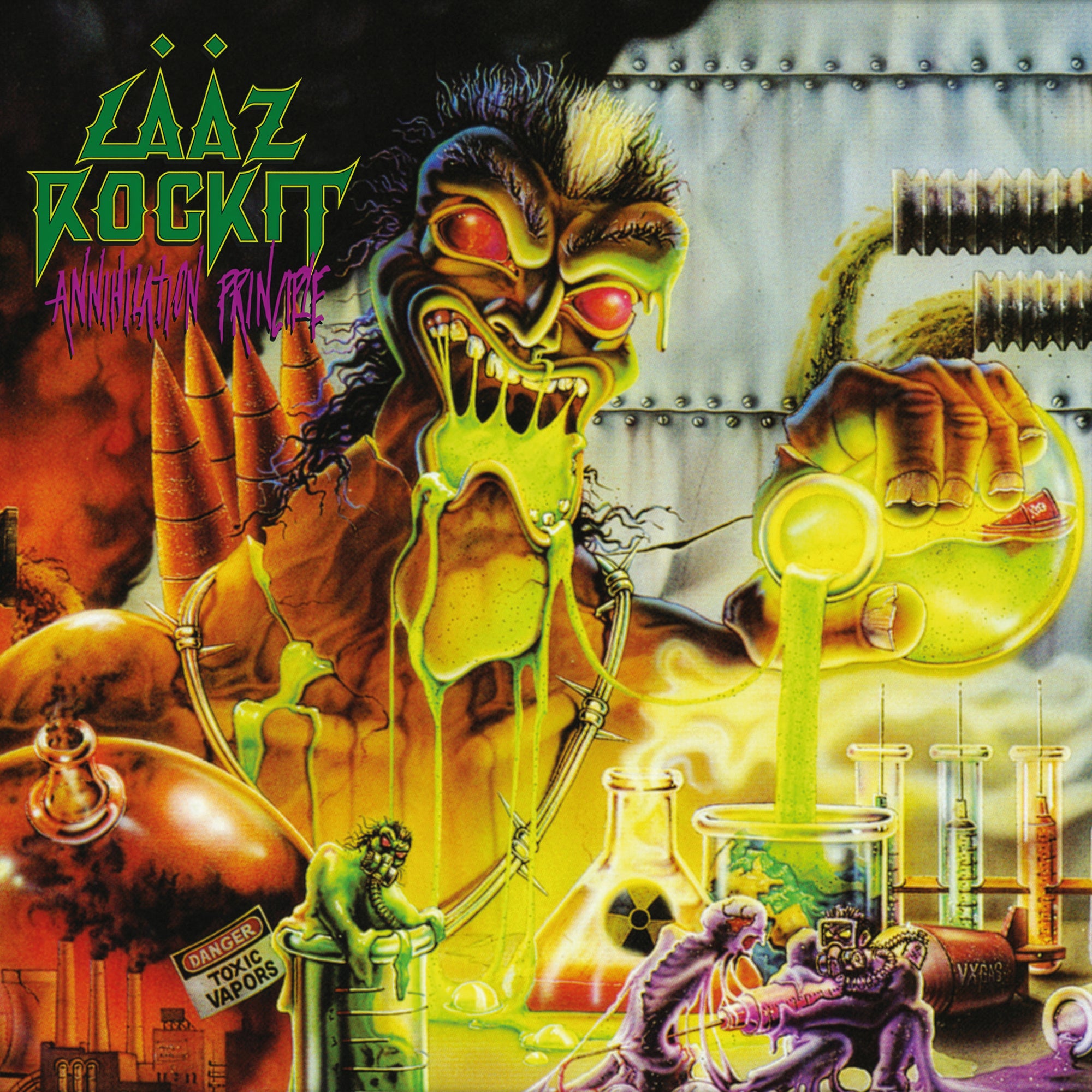 LAAZ ROCKIT 'ANNIHILATION PRINCIPLE' LP (Green Vinyl)