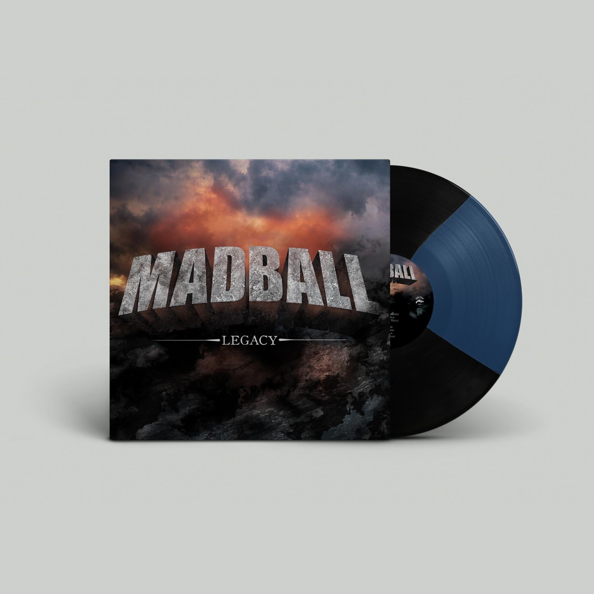 MADBALL 'LEGACY' LP - BLACK/BLUE