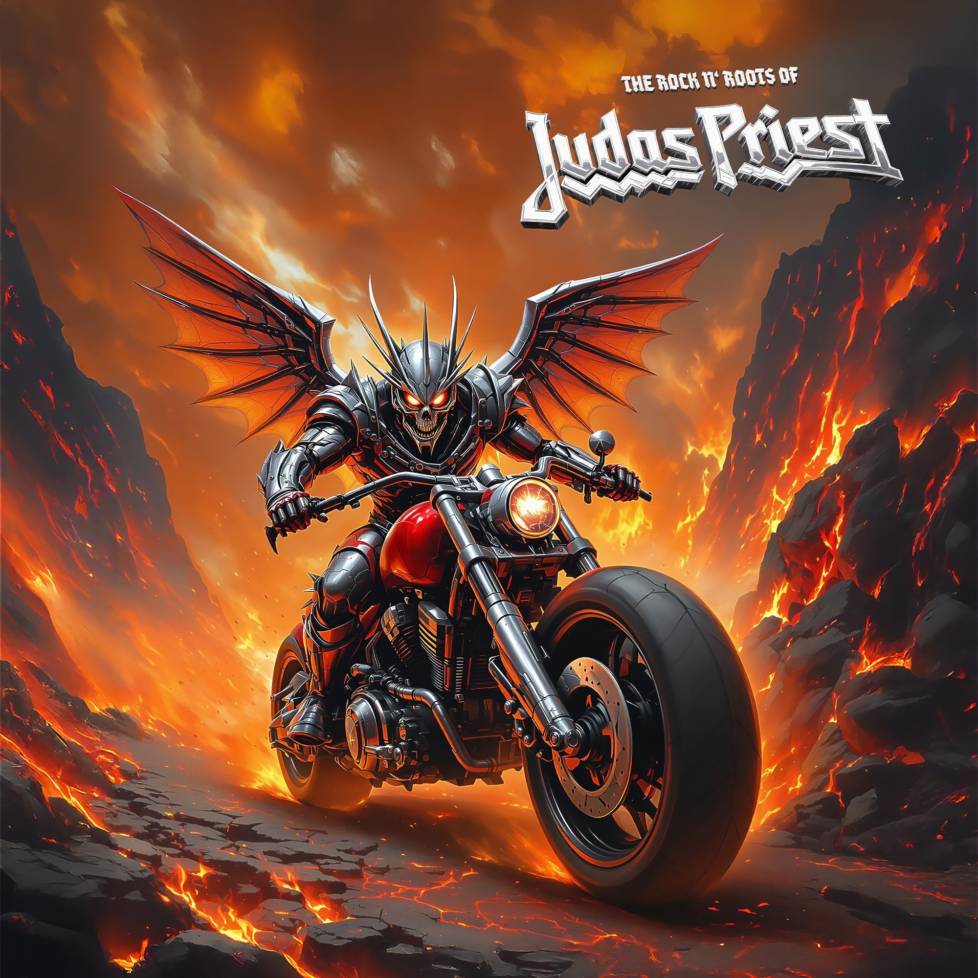 JUDAS PRIEST 'THE ROCK N' ROOTS OF JUDAS PRIEST' LP - LTD.